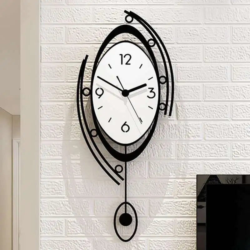 Creative Metal Wall Clock Vintage Style - Eclectic Goods Galore