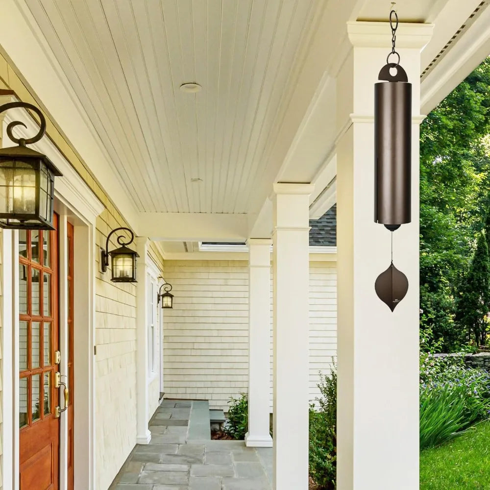 Antique Copper Aluminum Steel Bell Wind Chime - Eclectic Goods Galore