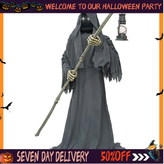 Motion-Activated 6-Ft.Tall Ghostly Guide - Eclectic Goods Galore