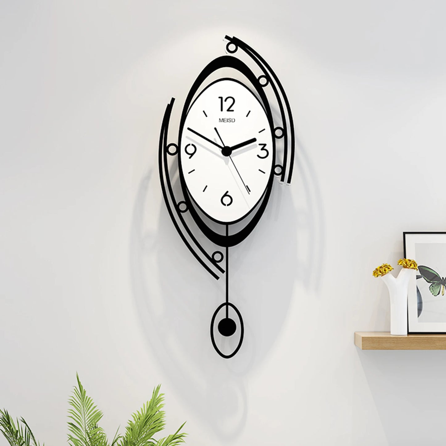 Creative Metal Wall Clock Vintage Style - Eclectic Goods Galore